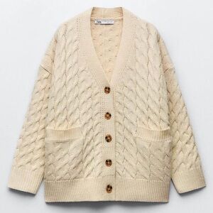 NWT Zara Knit Cardigan